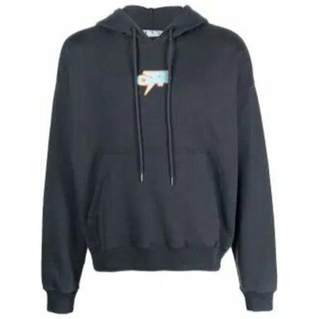 Off White, Sweatshirts Grijs, Heren, Maat:M,print