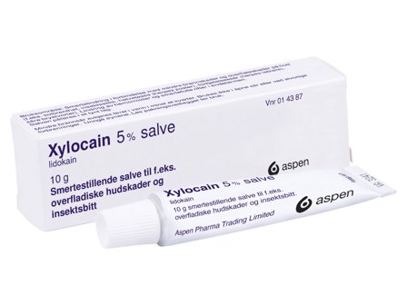 Xylocain Salve 5 %, 10 g