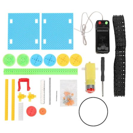 Montert pedagogisk modellleketøy ABS-plast DIY Elektrisk transportmodell Vitenskapsteknologisk verktøy[D]