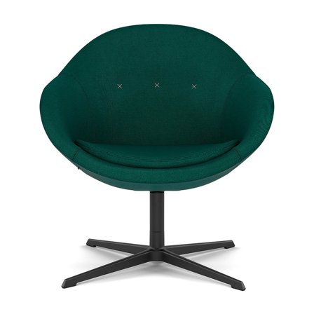 Varier Furniture Kokon Club - Green Polyester - Black base