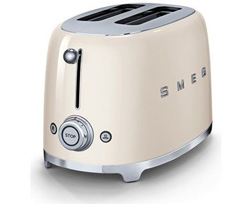 Smeg-TSF01CRSK/EU – Creme-Brødrister med elegant retrodesign fra SMEG-Cooking-Tingene dine som pynt