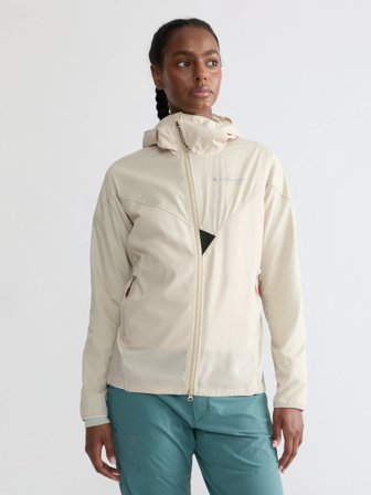 Klättermusen Eitre Zip Kapuzenjacke Damen - Clay - XXS
