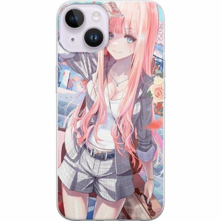 Apple Iphone 14 Genomskinligt Skal Anime Girl Cute