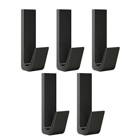 Metallveggkroker 5/10 stk Henger for Nøkkel Håndkle Henger Multifunksjonell Ha