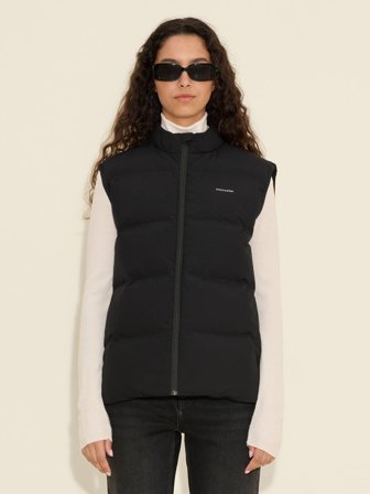 Holzweiler Diff Down Vest - Black - Women's - Extra Large