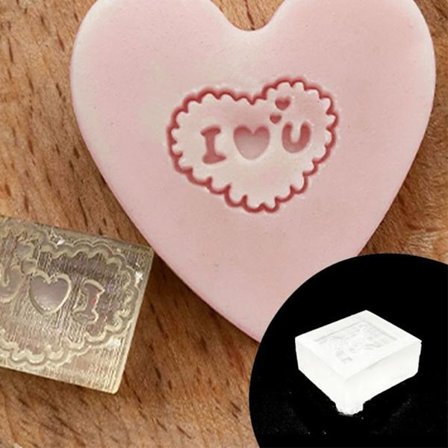 Akryl Gennemsigtig Sæbe Stempel Naturlig Æterisk Olie Sæbefremstillingsværktøj