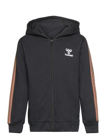 Hmlstreet Zip Jacket Hettegenser Genser Svart Hummel*Betinget Tilbud