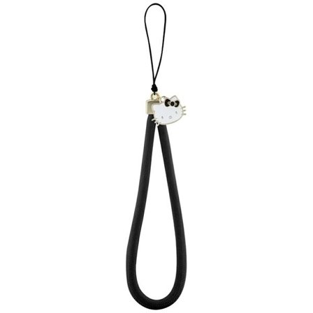 Hello Kitty Nylon Cord Kitty Head Phone Charm - Sort