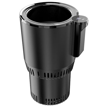 12V 2 i 1 Smart Bilmuggshållare Kylare Värmare Digital Temperaturvisning Mugg Dryck Burk Kyl