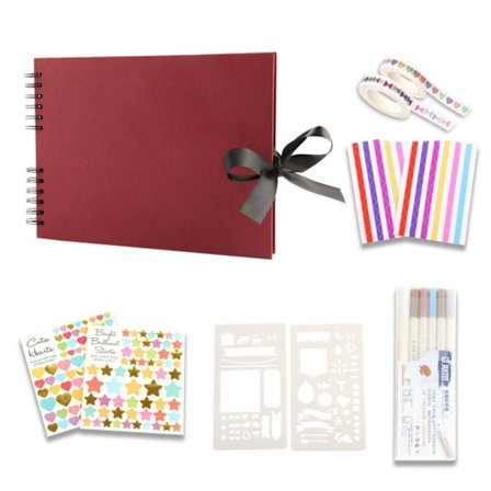 Scrapbooking Fotobok RØD