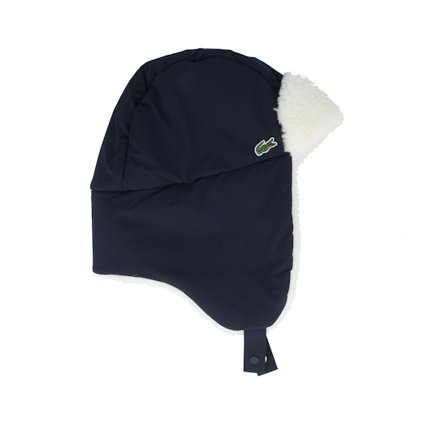 Lacoste - Blu trapper Beanie - Abysm/Lapland Trapper @ Hatstore