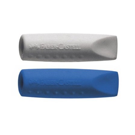 Faber-Castell Grip 2001 Eraser Cap 2-pakke Colored