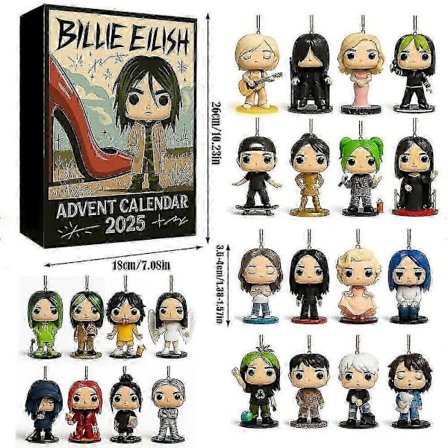 Billie Eilish Eksklusiivinen Joulukalenteri 24 Minifiguurilla[D]