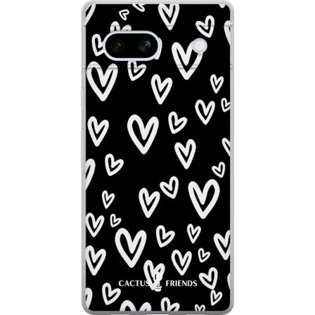 Yhteensopiva Puhelinkuori Google Google Pixel 7a Cactus and Friends - Handdrawn Love Chaos