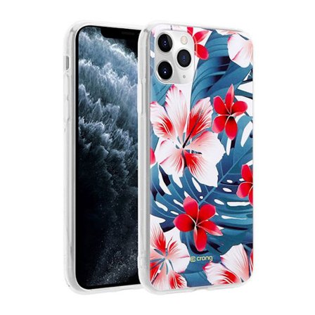 Telefoncase - Crong - Blomst - iPhone 11 Pro - Blomsterdesign - Fleksibel - Trendy