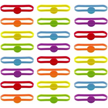 Drink Markers 24 stk. genanvendelige silikone drink markører. Glas