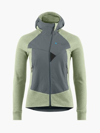 Klättermusen - Hugin Zip Hoodie Women's - Sea Foam-Teal Grey - XL