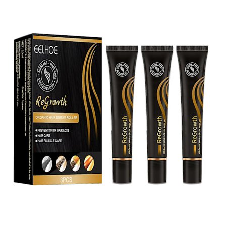 Leke Eelhoe Roll-on hårvårdslösning Massage förtätar hår, Polygonum Multiflorum för att förhindra hårbotten och hårrotsnäringslösning