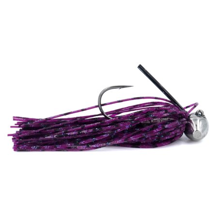 Bite Of Bleak Football Skirted Jig 14g - Junebug