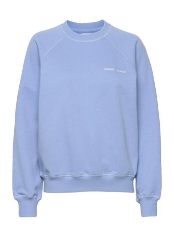 Gitta Crew Neck 10902 Sweatshirt Trøje Blå Samsøe Samsøe