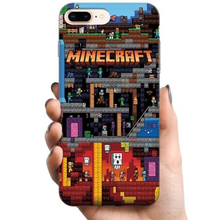 Apple iPhone 8 Plus TPU Mobilcover Minecraft