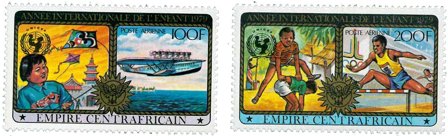 Centralafrika - YT PA201-02 - Postfrisk