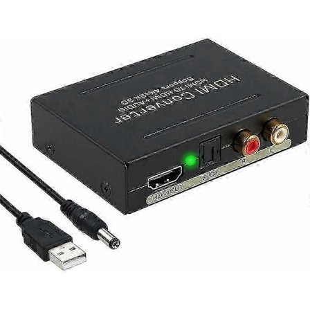 4k Hdmi til Hdmi Audio Splitter, tilbyder problemfri lyd- og videooverførsel med 3 Audio Edid-indstillinger, understøtter digital til analog 