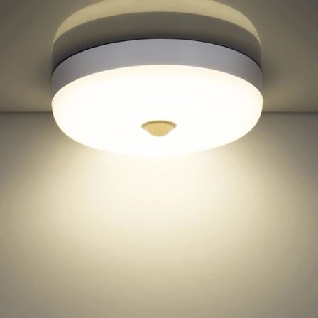 Bevegelsessensor LED Taklampe 05W 6000K Hvitt Lys Vanntett