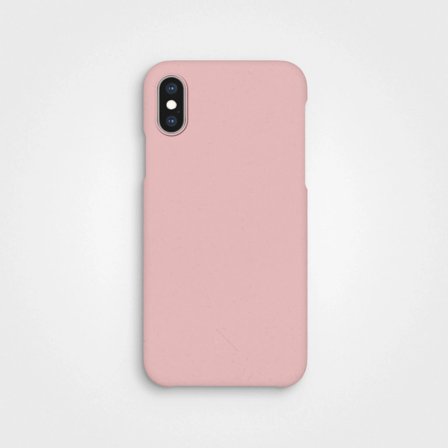 Plastikfreie Handyhülle Altrosa, Hergestellt aus Pflanzen, iPhone X XS