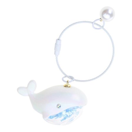 3D Hval Nøglering Marineliv Dyr Vedhæng Nøglering til Mænd Kvinder Par Rygsæk Taske Charm Bilnøgler Holder Smykker