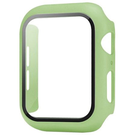 Glas+Skal för Apple Watch case 9 8 7 6 SE 3 iWatch Tillbehör Skärmskydd Apple watch series 44mm 40mm 38/42mm 45mm 41mm