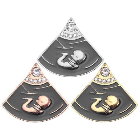 3 stk. Metal Revers Broche Menneskekropsorgan Tema Broche Nål Sygeplejerske Gave Brocher