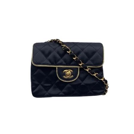 Chanel Vintage Pre-owned Crossbody Tas , Zwart , Dames , Maat: ONE Size Vintage Tassen