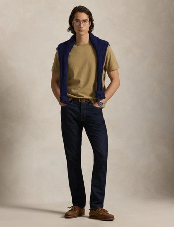 Polo Ralph Lauren Classic Fit Garment-Dyed Jersey T-Shirt - Beige - XXL