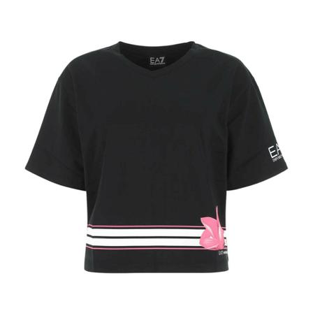 Emporio Armani Ea7, T-Shirt Zwart, Dames, Maat:M