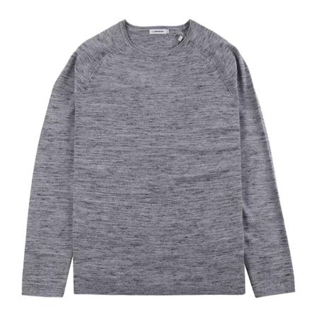 J.Lindeberg Fredric Grey Melange Sweater Grå, Herre