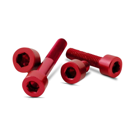 Valter Moto Screw Cylinder Head M8 Red