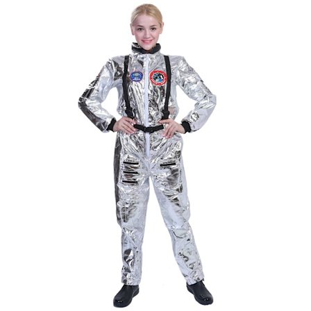 Voksen Astronaut Space Jumpsuit Kostyme Party Space CostumeCosplay Menn Kvinner Barn