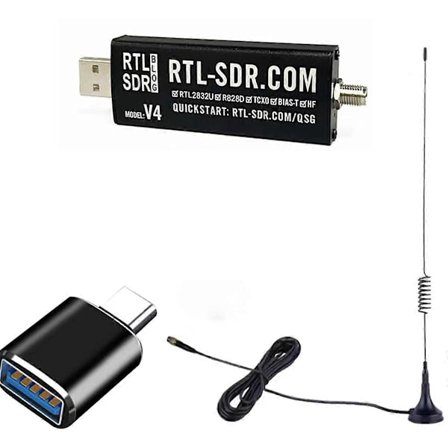 SDR V4 -ohjelmistomääritelty RTL-SDR V4 RTL2832U 1PPM TCXO HF BiasT