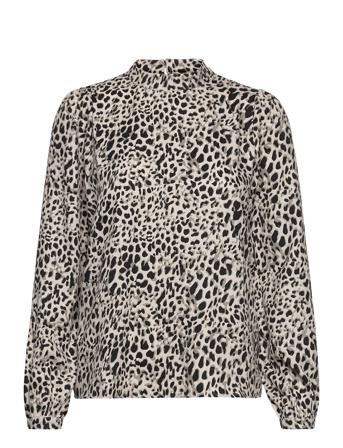 Vilola L/S High Neck Top Patterned Vila