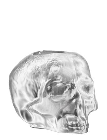 Still Life Metallic Skull Silver Votive D 115Mm Home Decoration Candlesticks & Tealight Holders Tealight Holders Hopea Kosta Boda