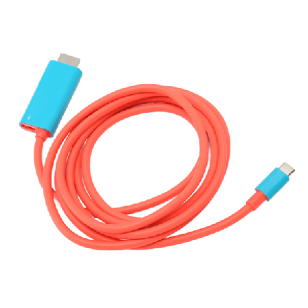 Typ C-omvandlingskabel för Switch 4K 30Hz USB3.1 Typ C till HDMI-kabel för TV-dockningsläge 2m