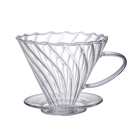 Filterkopp håndbrygget kaffefilter (1 stk transparent)