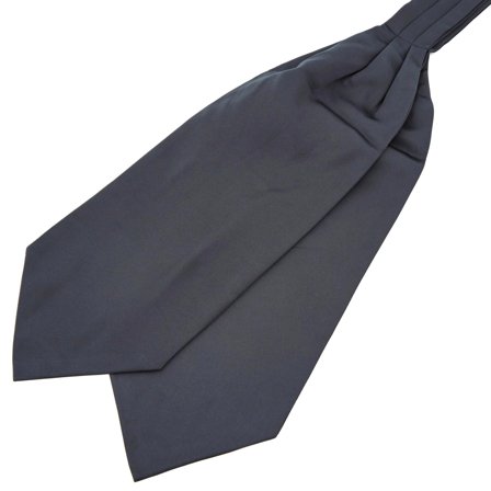 Charcoal Grey Basic Cravat for Men - Cravats