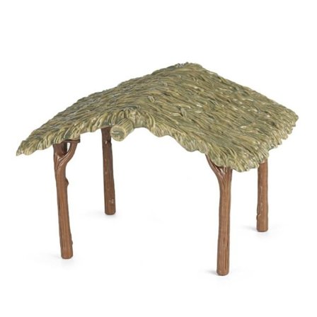 Simuleringshusmodel Stråtækt hyttefigur 2 2