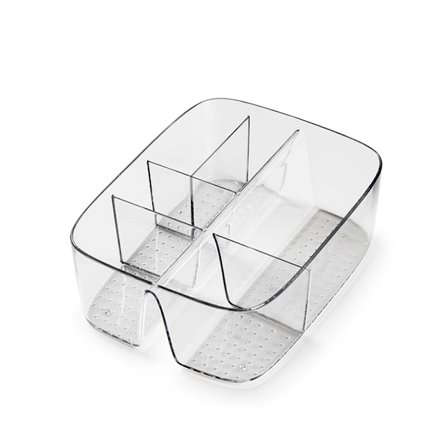 1 Klar Plast Oppbevaringsboks Kjøkken Oppbevaring Luksus Bad