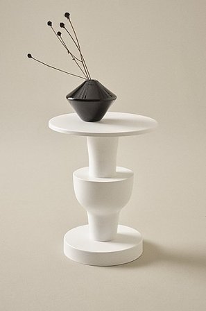 Jotex - Bijzettafel ø 41 Cm Wit Wit - BRANFORD - Koop Sidetables & bijzettafels bij Jotex