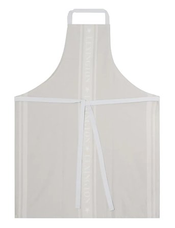 Lexington Home Icons Cotton Jacquard Star Apron - Beige - HIGH 80X105