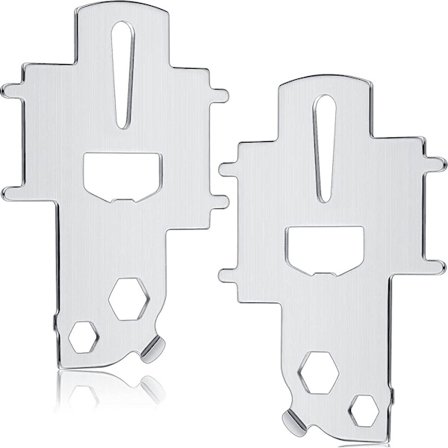 sysy 2-pack Däckplatta Nyckel Bränsle Nyckelplatta Däckverktyg Nyckel Rostfritt Stål Båt Gas Nyckelverktyg för Gas [DB]