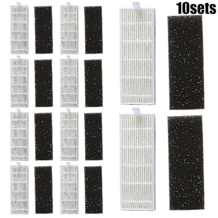 10 Filter 10 Svampe Ecovacs Deebot Dm82 Dm82e Robot